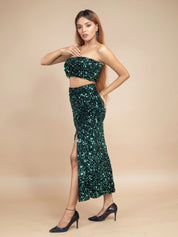 STUNNING VELVET SEQUIN CO-ORD SET - Bulks