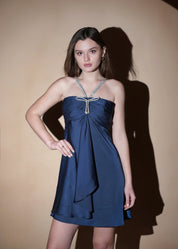 Celestial Satin Drift Mini Dress - Bulks