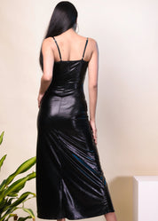 ELEGANT METALLIC LONG DRESS - Bulks