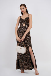 Luxe Velvet Sequin Slip Long Dress