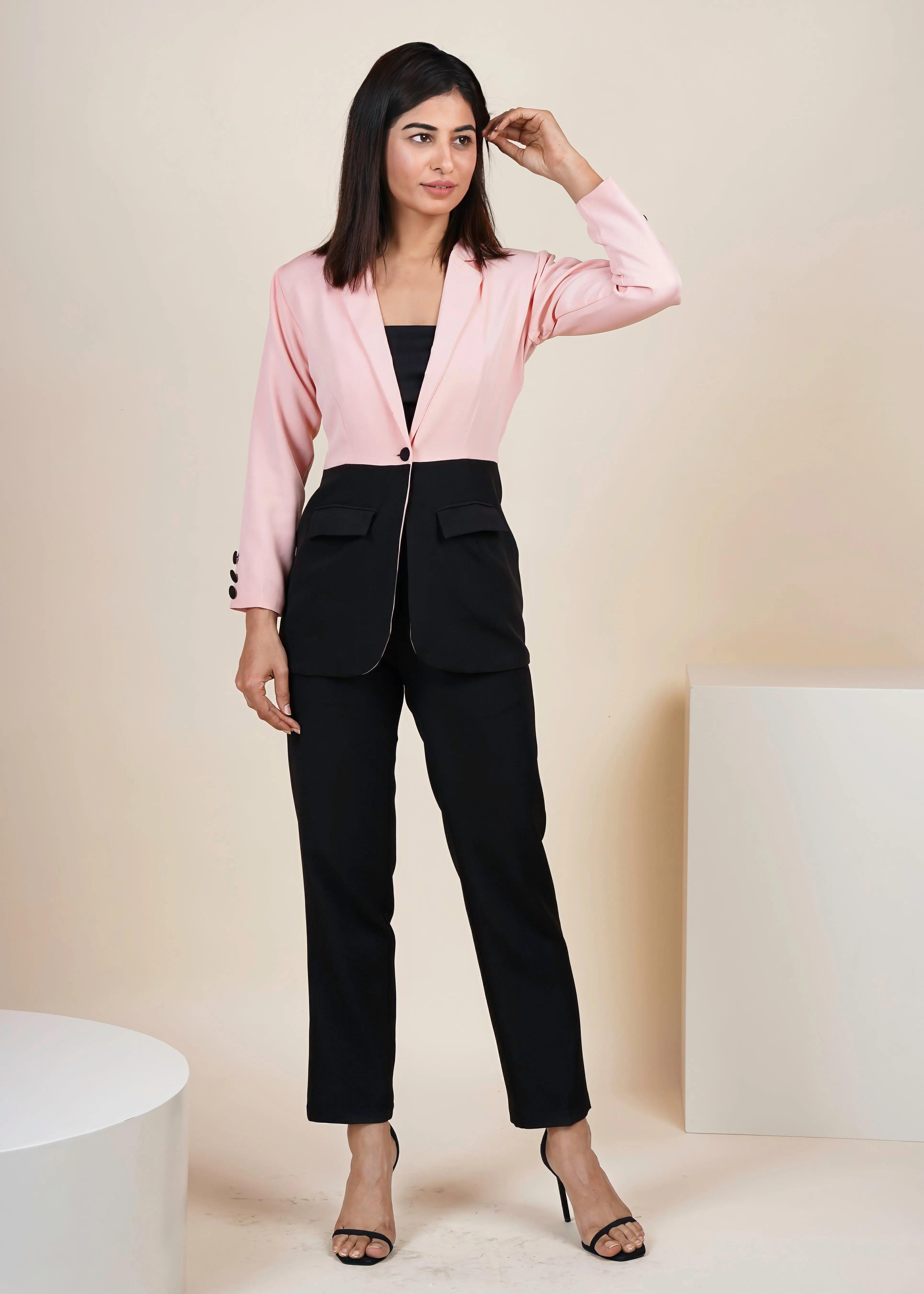 Dual Blazer With Pant Co-Ord Set