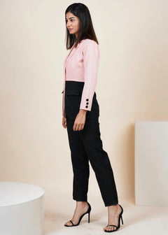 DUAL BLAZER WITH PANT CO-ORD SET-Womenue